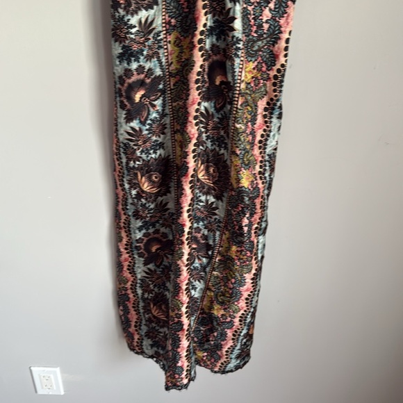 SANDRO Printed silk-twill midi dress Small - Picture 4 of 16